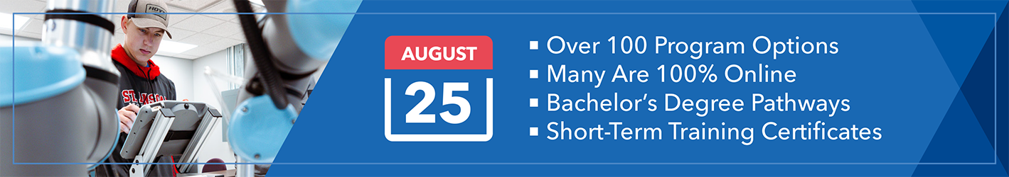 Get ready for Fall Semester, classes starting August 25.