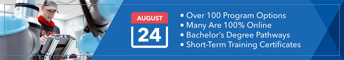 Get ready for Fall Semester, classes starting August 25.