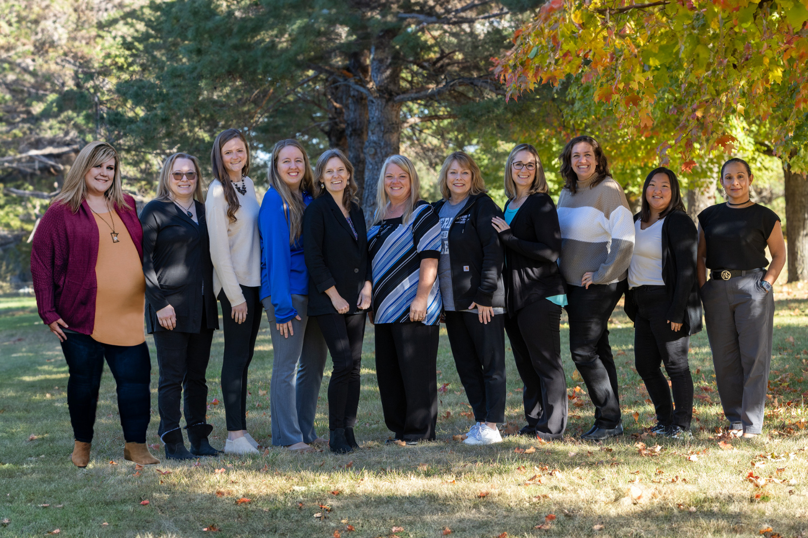 Advisors in a group photo