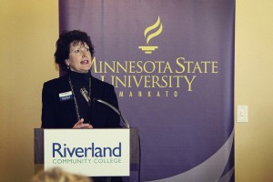 Dr. Mary Davenport, Riverland Vice President of Academic and Student Affairs describes the new International Student partnership.